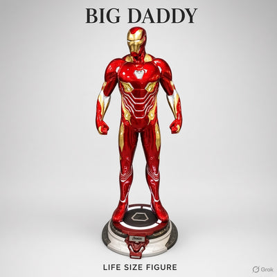 Life size ion-man Action fiqure with light