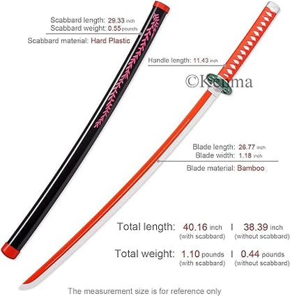 Demon slayer Nezuko 104 cm Assembled Wooden Katana