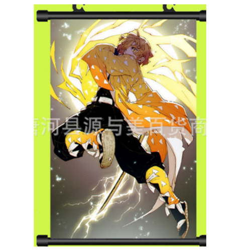 Wall scroll zenitsu jump attck