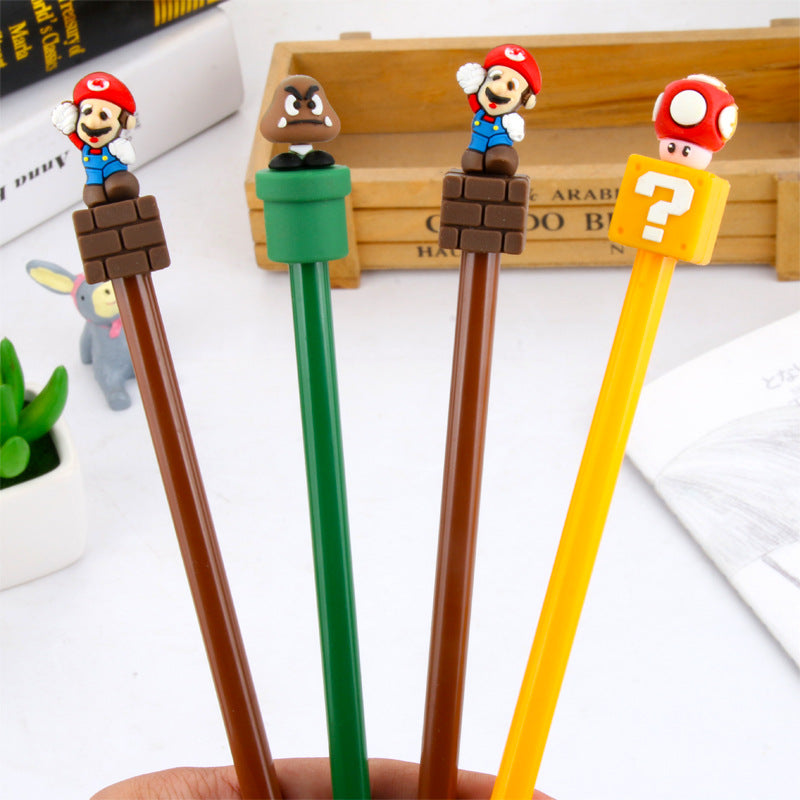 10pcs -  Mario Pens (Net price ₹ 8)