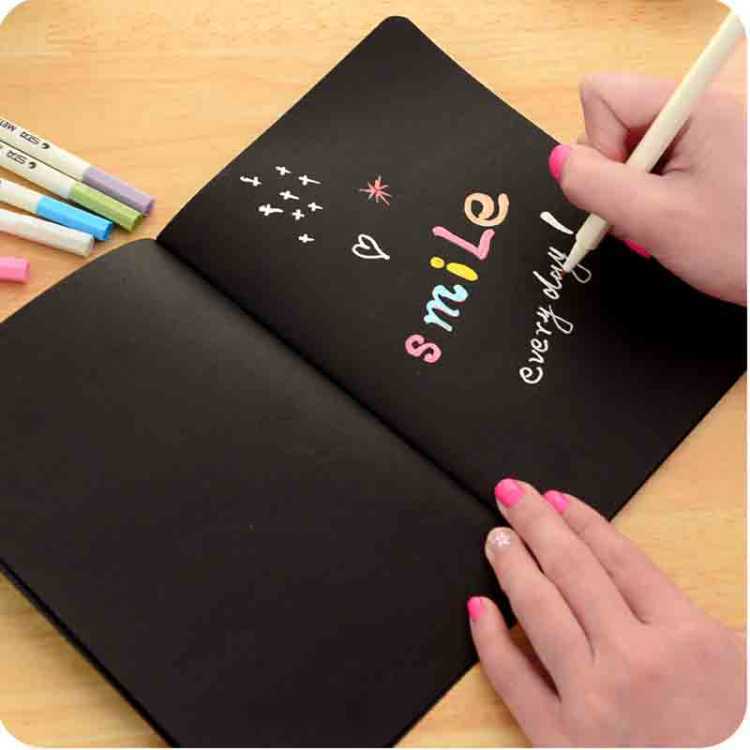 A5 Black Diary 30 sheets 60 pages - Pack of 12 @ 35