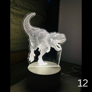 Dino 3d Lamp