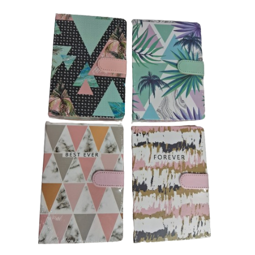 Set of 2 - Pattern lock flap Diary Net price Rs 130 /pc