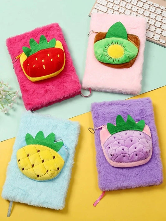 3 pc - Wow Fruits Furr Diary (pel Do Price)