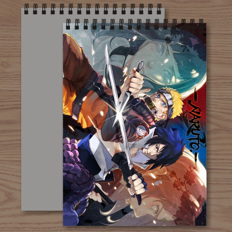 A4 Jumbo Sketch Book Plain pages  Natuto Sasuke