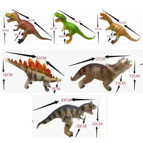 42-50 cm Dinosaurs