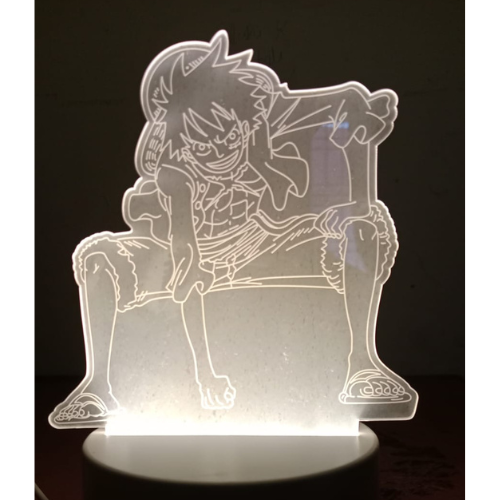 Luffy Earth Punch 3d Lamp