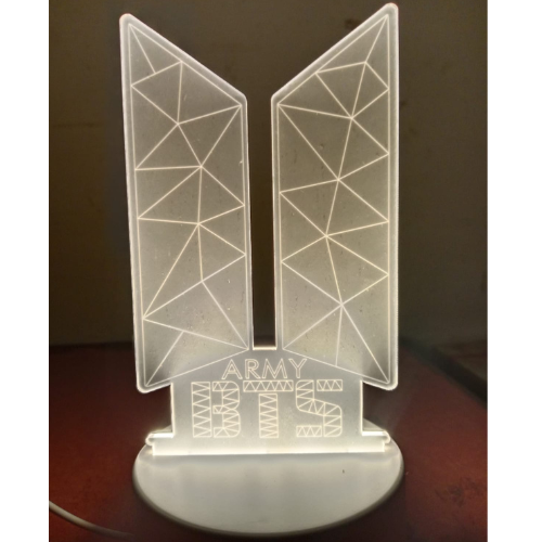 BTS logo 3d lamp