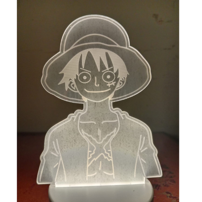 Luffy hat 3d Lamp