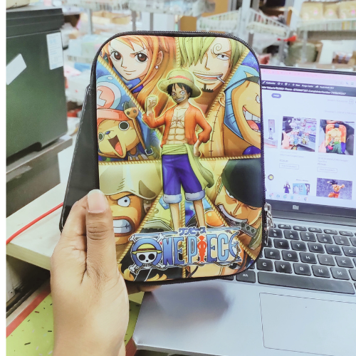 3D One Piece Luffy Smiggle Type Pencil Box