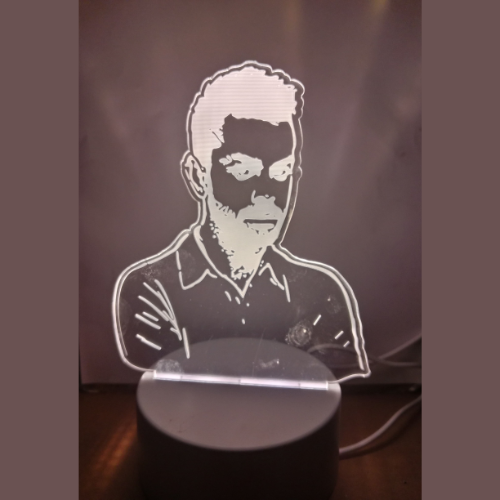 Virat Kohli 3d Lamp