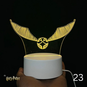 Hari putter HP Snitch Ball 3d lamp (magic boy)