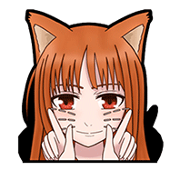 Leone Holo Spice and Wolf 3dSticker