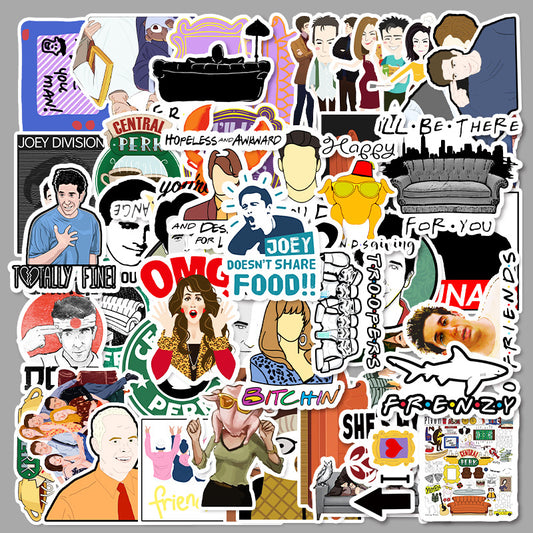Friends Stickers 55 pcs