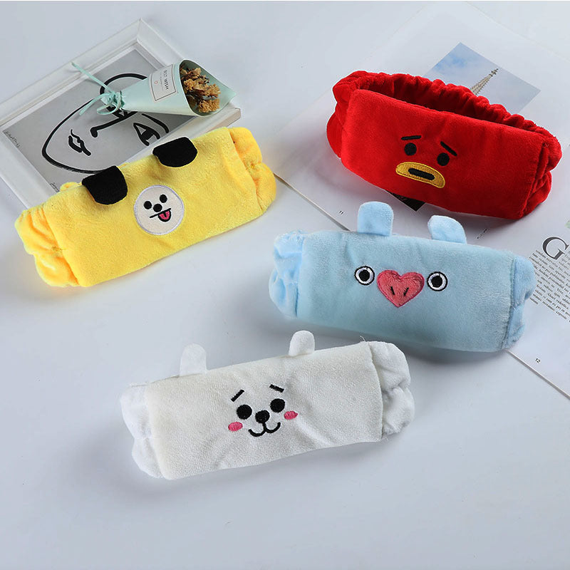 6 pcs BTS Headband / Eye mask Net price 45