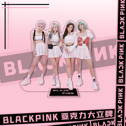 Pack of 2 Black Pink 3rd Acrylic standie (eff. Price 110) A