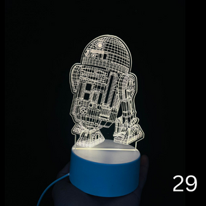 No. 29 Starwars Space Ship 3d Lamp