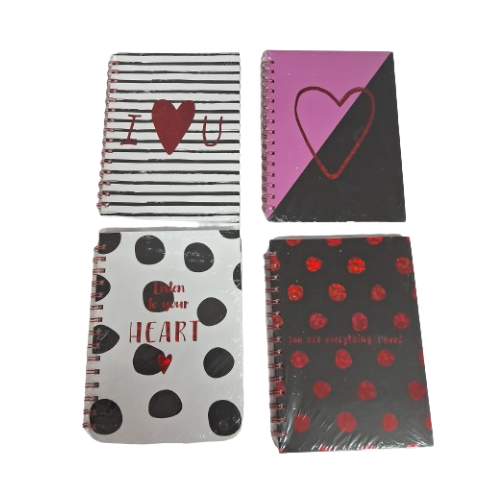 Set of 2 - Love Spiral Diary Net price Rs 85 /pc