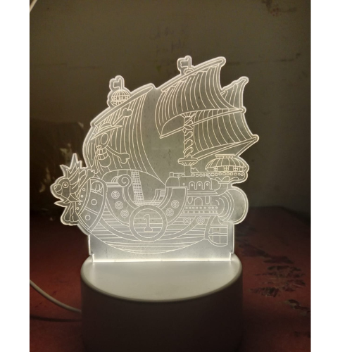 Luffy ship 3d lamp