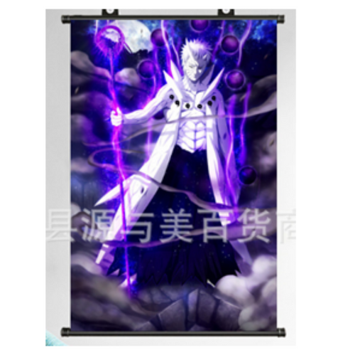 wall scroll madara with weapon