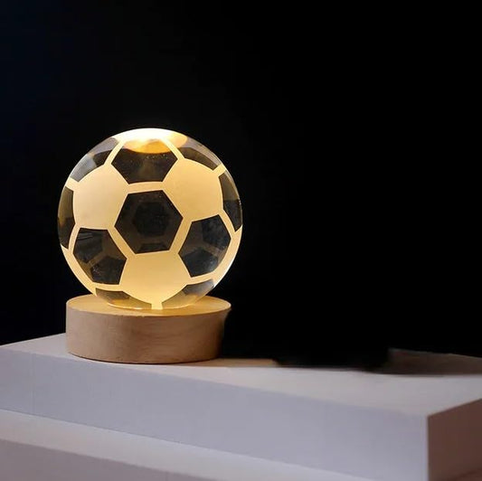 Football Crystal Lamp