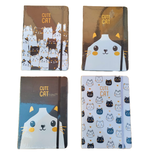 2pc - Cute Cat Strap Diary (unit price 95)