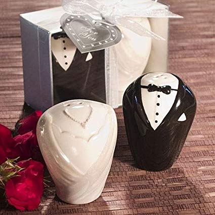 Bride and Groom salt and pepper