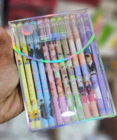 BTS 100% Erasable Pens (12 pc pack)