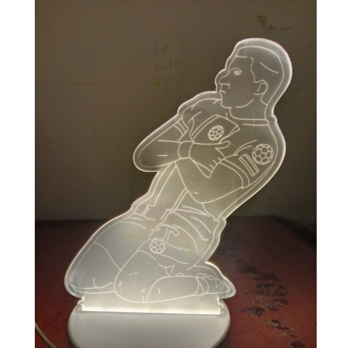 Footballer Messi Ronaldo 3d lamp