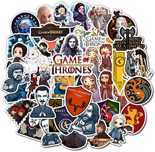 Game of thrones 50 pc sticker set