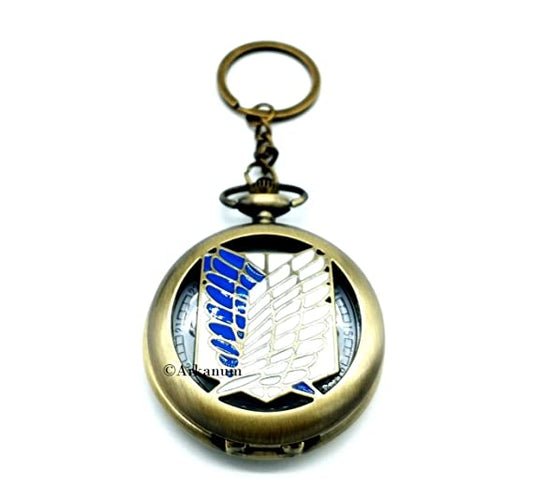 Attack on titan pocket watch with box