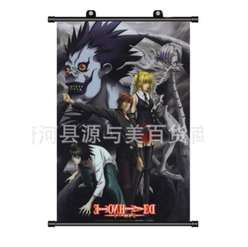 Wall scroll Deathnote group