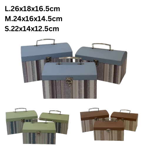 Gifts boxes with Handle set of 3 2406