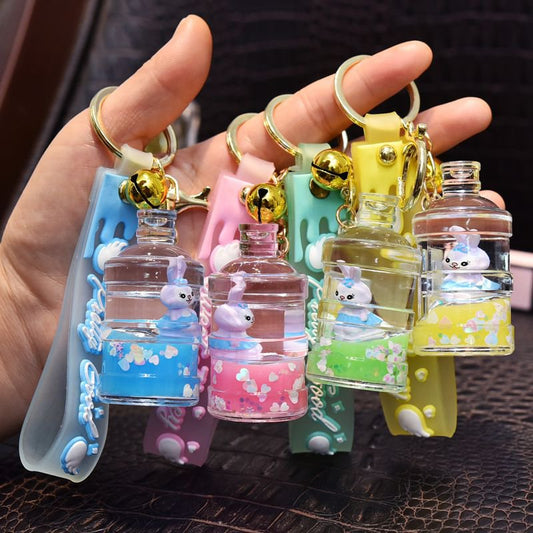 water sipper keychain mix character