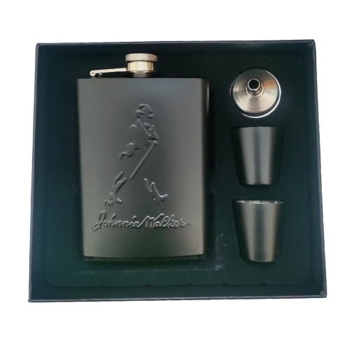 8oz JW Flask set with 2 Glass and Funnel B