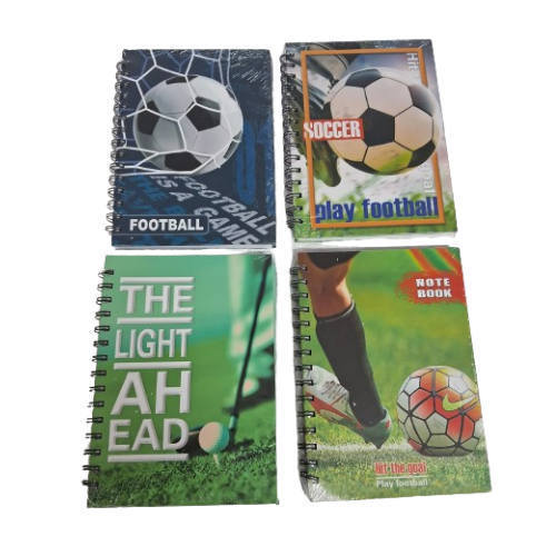 Set of 2 - football Spiral Diary Net price Rs 85 /pc