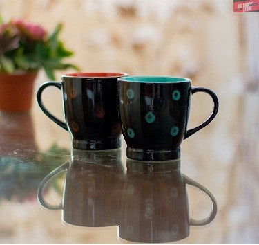 Polka dots mini coffee mug