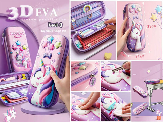 Kawai unicorn 3d eva pencil kit