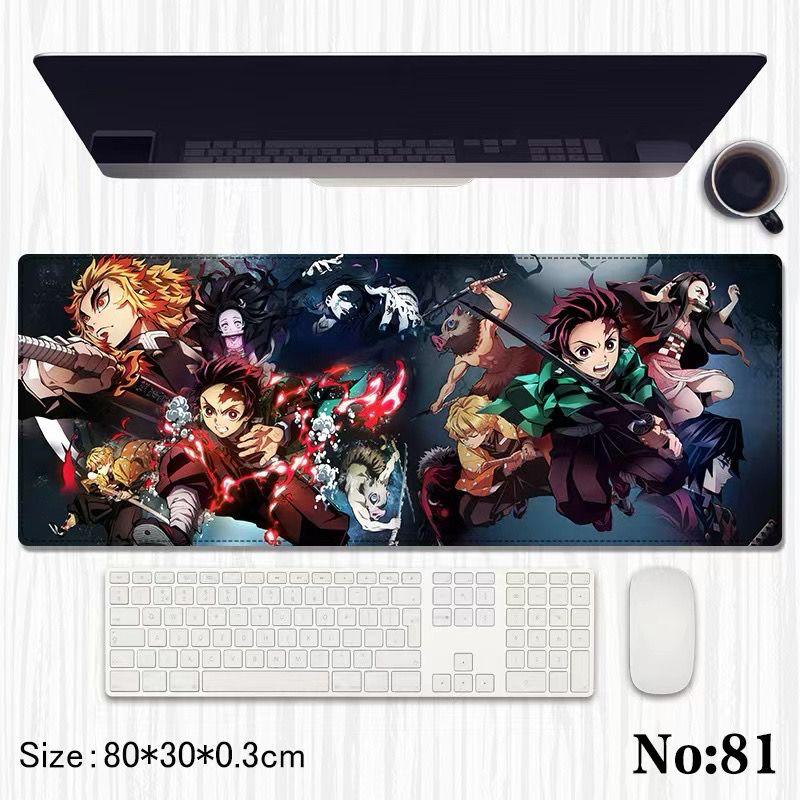 Demon slayer mix design table mat