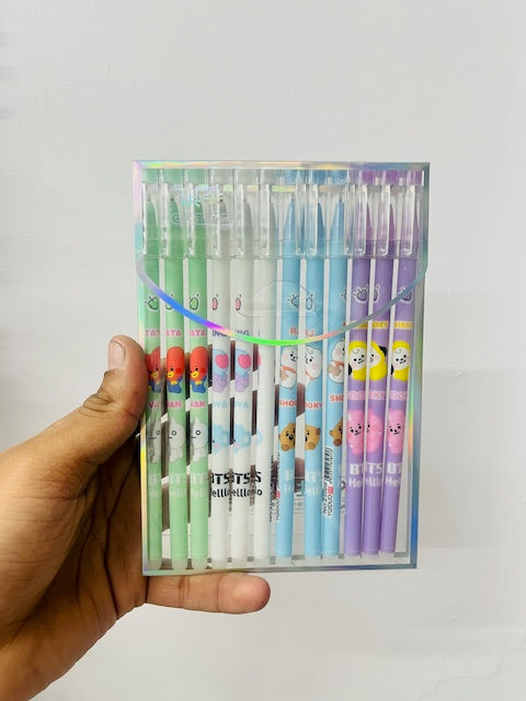 Bts erasable pen (Pack of 12)