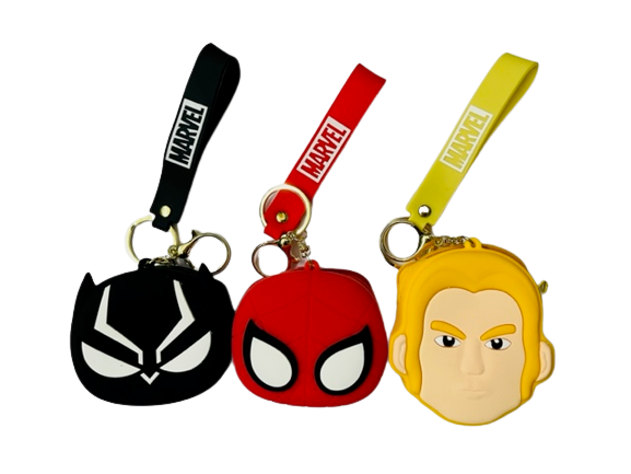 Superhero Silicone Coin Pouch