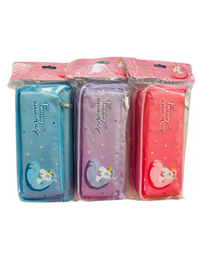 funny unicorn pencil box