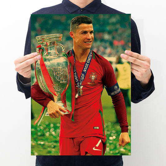 20 pcs - Red Ronaldo Poster