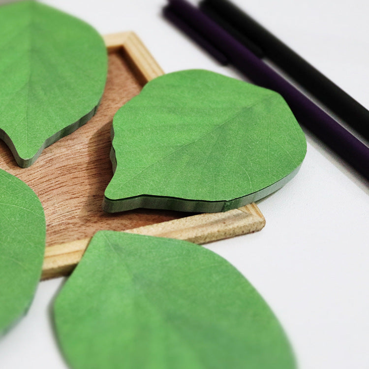 Pack of 6 Leaf Sticky Notes