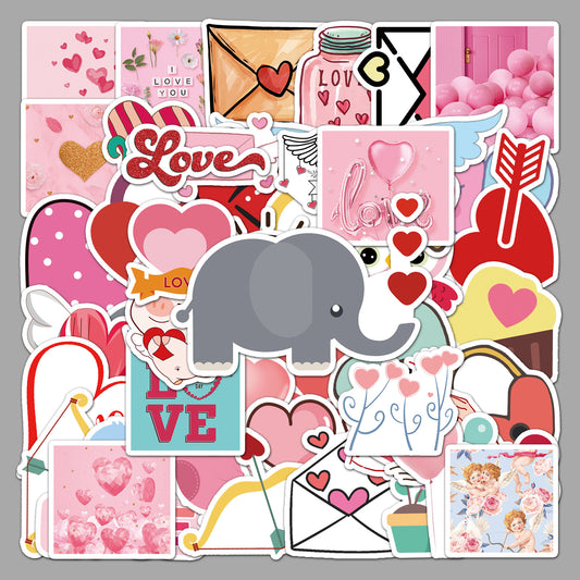 Love stickers 50 pc set