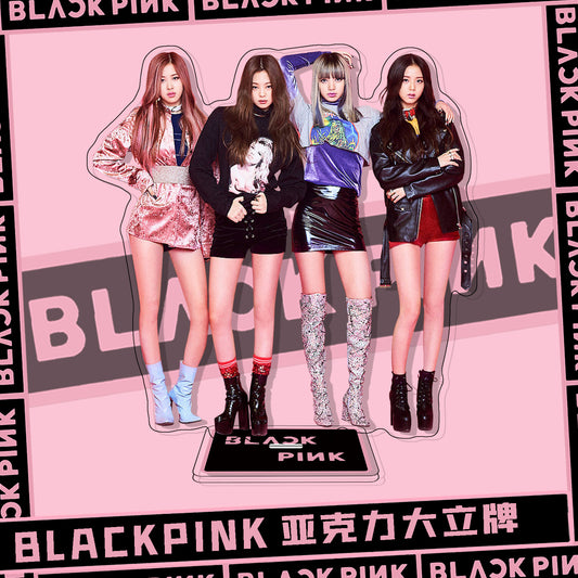 Pack of 2 Black Pink 2nd Acrylic standie (eff. Price 110)