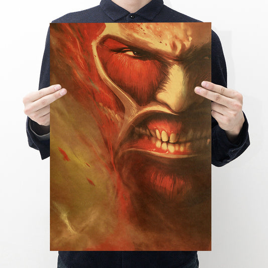 Eren Yeger Half Face Poster 50*35.5cm