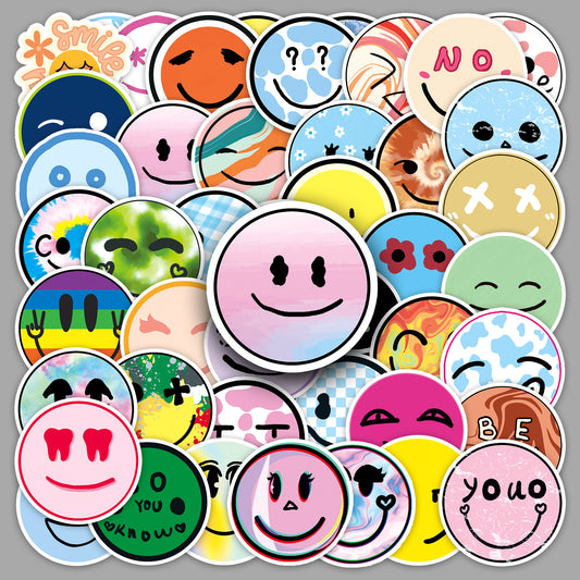 Smiley Stickers set of 50