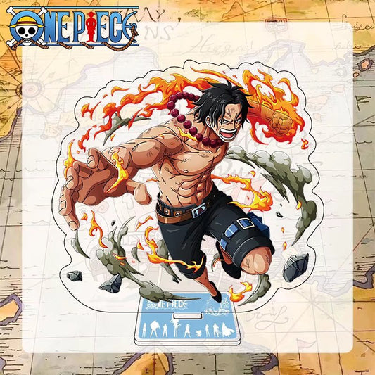 Set of 2 - Acrylic Standee One Piece aace attack