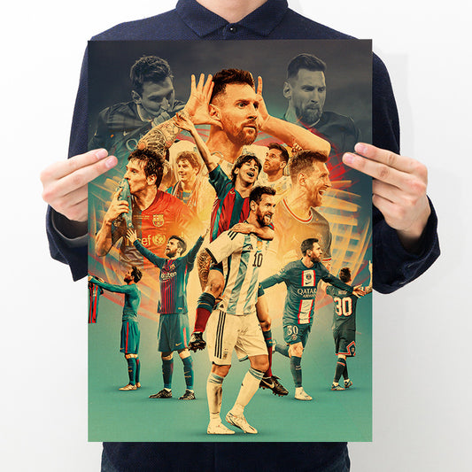 20 pcs - Messi Multi Pose poster